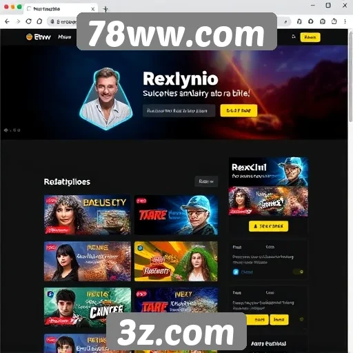 Análise da interface do usuário no 78ww.com